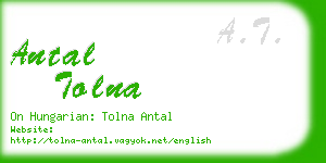 antal tolna business card